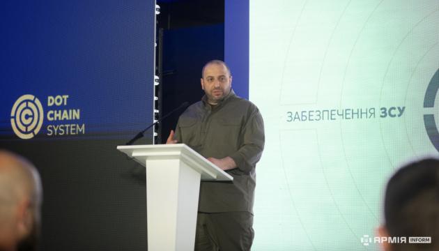 Нова етап закупівель для військових - Умєров під час демонстрації системи DOT-Chain.