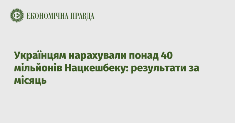 Українці отримали понад 40 мільйонів гривень у вигляді Нацкешбеку: підсумки місяця.